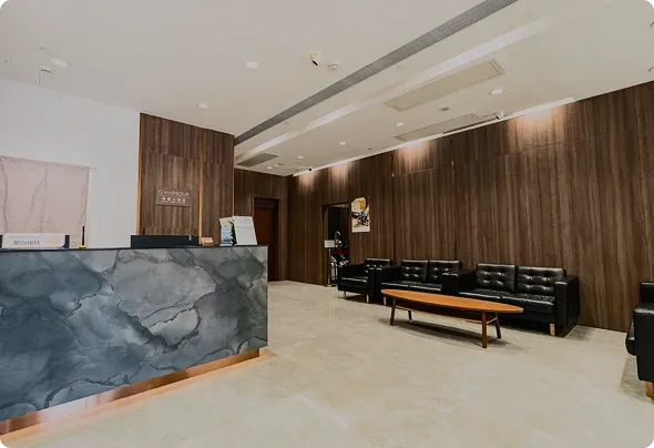 Grand Harbour Hotel modern lobby