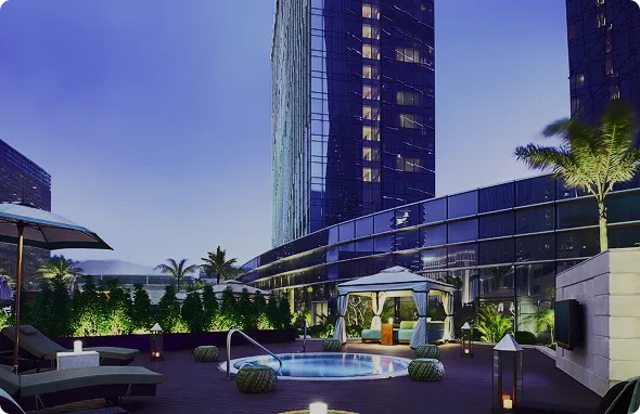 Grand Hyatt Macau outdoor pool area