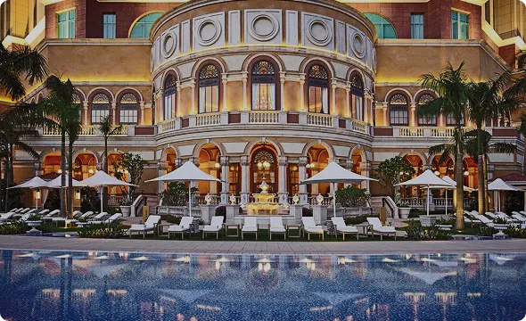 Four Seasons Macau pool and gardens